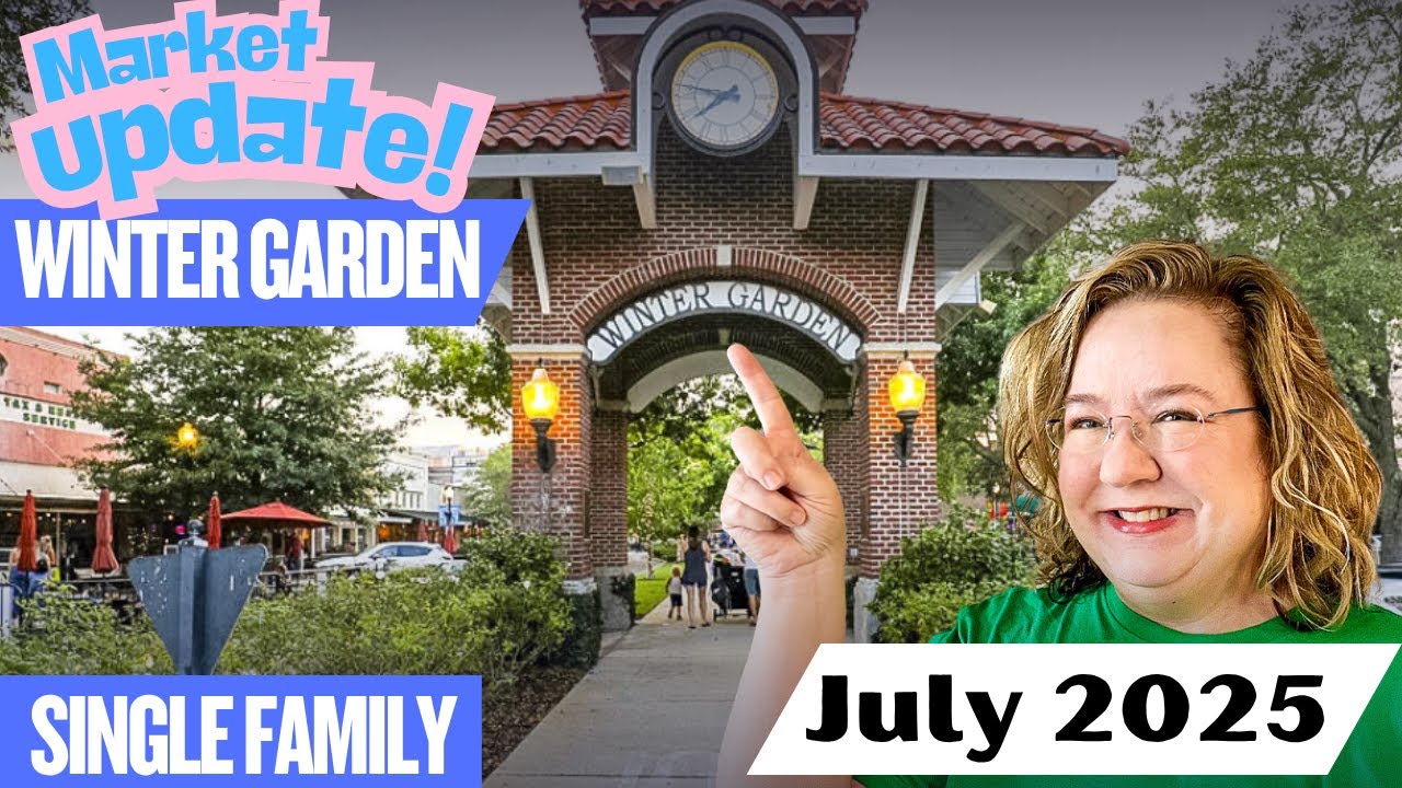 🏡 Winter Garden Florida Single Family Home Real Estate Market Update | July 2025 🏡