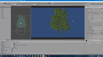 Unity procedural 2d tree generator with spring physics and wind forces