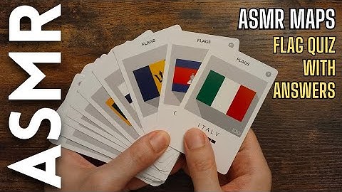 ASMR Soft Spoken Flag Quiz with answers
