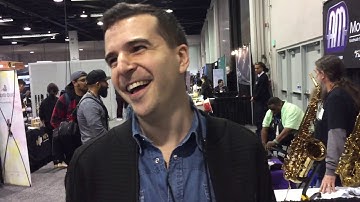 Roni Eytan plays the DM48 MIDI controller harmonica at NAMM 2020