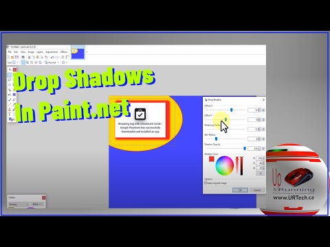 Easily Make Drop Shadows in Paint Net