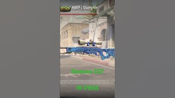 AWP | Gungnir in Counter Strike 2 🔫🔥 #skins #cs2 #counterstrike #counterstrike2 #csgo #awp