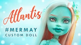 Atlantis • SHINee tribute • #MERMAY Monster High OOAK • Custom Doll Tutorial