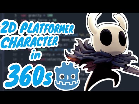 2d Platformer Character Movement in 360 Secs Godot Engine Tutorial ...