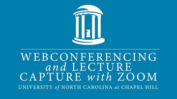 Using Zoom in General Purpose Classrooms - UNC ITS Classroom Hotline