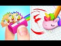 Unicorn goes to school  cool rainbow school crafts and diy