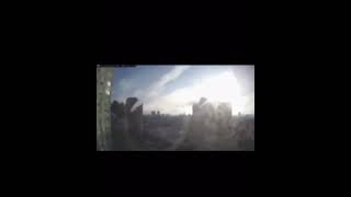 Ukrayna Rusya Savaşında Bir Binanın Atılan Roket Ile Patladığı An No War