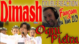 DIMASH - OGNI PIETRA (Olympico) - Fancam & Sochi 2019!!! - Rock Musician DOUBLE REACTION