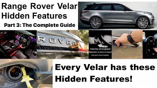 Range Rover Velar Hidden Features | Part 3: The Complete Guide