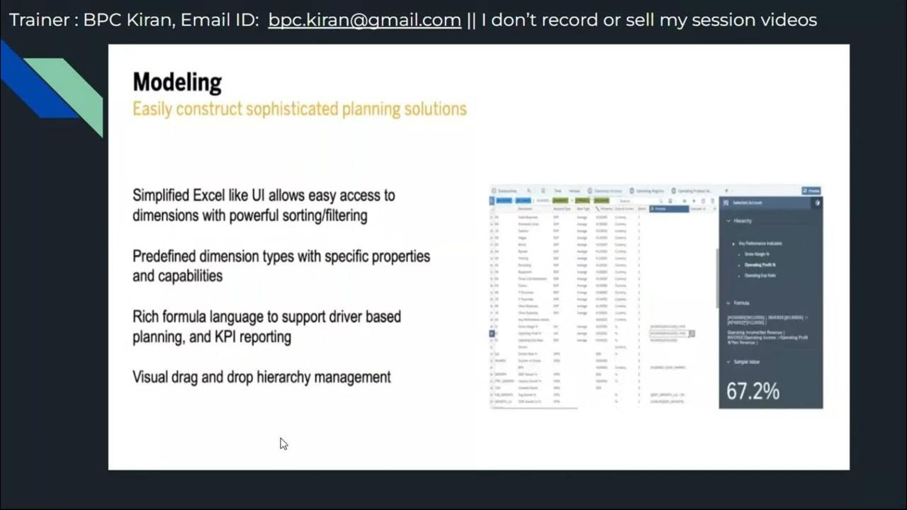 SAC Integrated Financial Planning Demo Nov 2023 YouTube