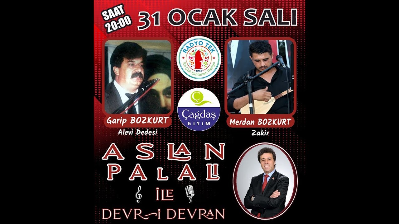 101.7 Radyo TEK - Garip BOZKURT ve Merdan BOZKURT (Baba Oğul) | Alevi Dedesi ve Zakir