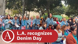 Angelenos recognizes Denim Day at City Hall| ATVN Wednesday April 30, 2025 @AnnenbergMedia