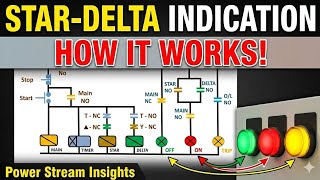 How to Wire Star Delta Starter Indicator Lights (ON, OFF, TRIP)