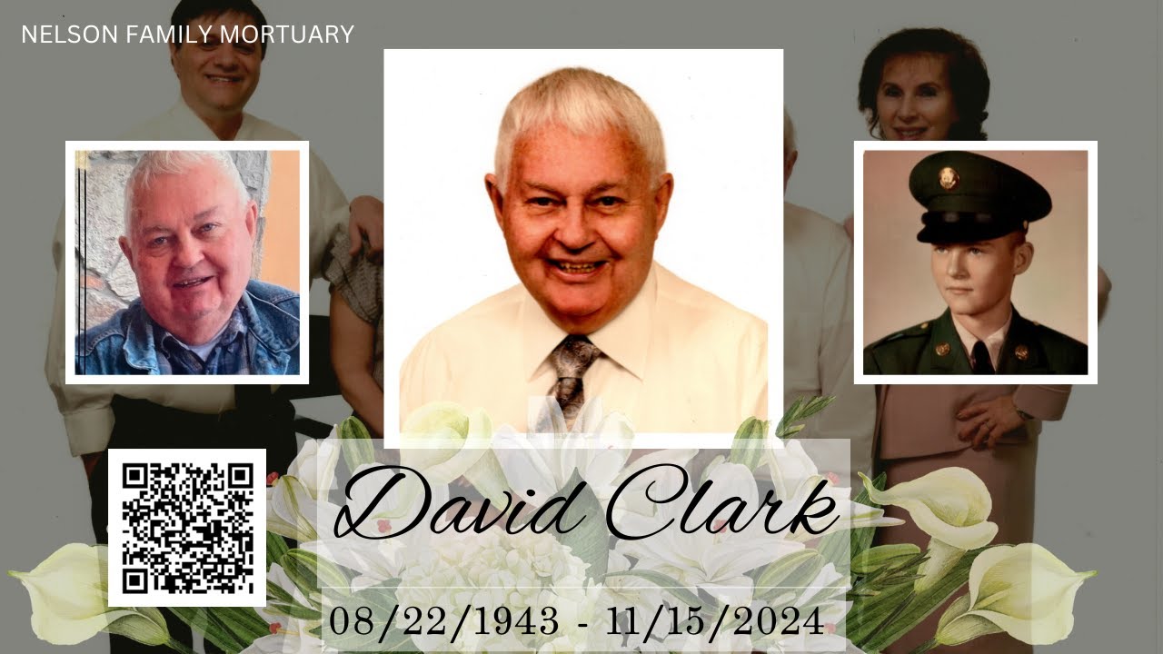 David Clark Funeral Service - YouTube