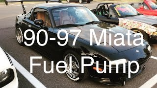 How to: 90-97 Miata Fuel Pump Install/Replacement
