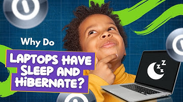 Sleep vs Hibernate Explained for Kids | Fun Laptop Power Modes Lesson 