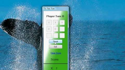 Visual Basic Tic Tac Toe