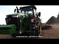 John Deere 8RT 410 - Horsch / Rapsaussaat - Seeding Canola   2020