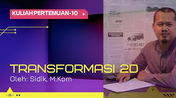 Kelas Grafika Komputer | Transformasi 2D (Metode konvensional)