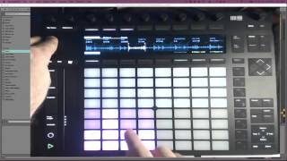 Ableton Push 2 Drum Rack Building