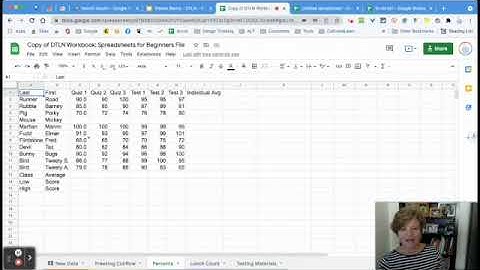 Google Sheets Beginner Part 5: Inserting Cells, Columns, and Rows