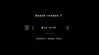 Green Screen ? Who ? ꈍᴗꈍ Bts