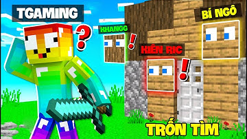 MINI GAME : TRÒ CHƠI TRỐN TÌM BLOCK MINECRAFT ** NOOB HOÁ PRO TÌM THẤY MỌI NGƯỜI SIÊU DỄ