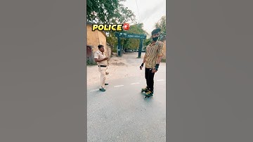 Arrest Police🥲🔥 Stunt fail⚠️||#skating #stunt #fail #skatingadda #trending #shorts #policerecation
