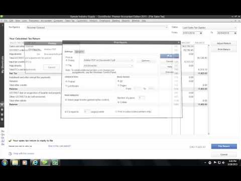 File an HST Tax Return to Receiver General