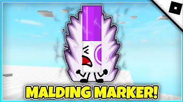 Find the Markers - How to get MALDING MARKER BADGE (ROBLOX)