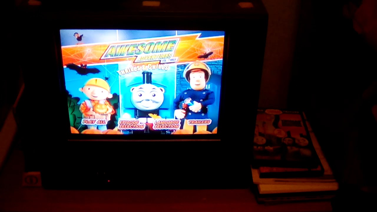 Awesome Adventures Vol. Three Thrills & Chills 2014 DVD Menu