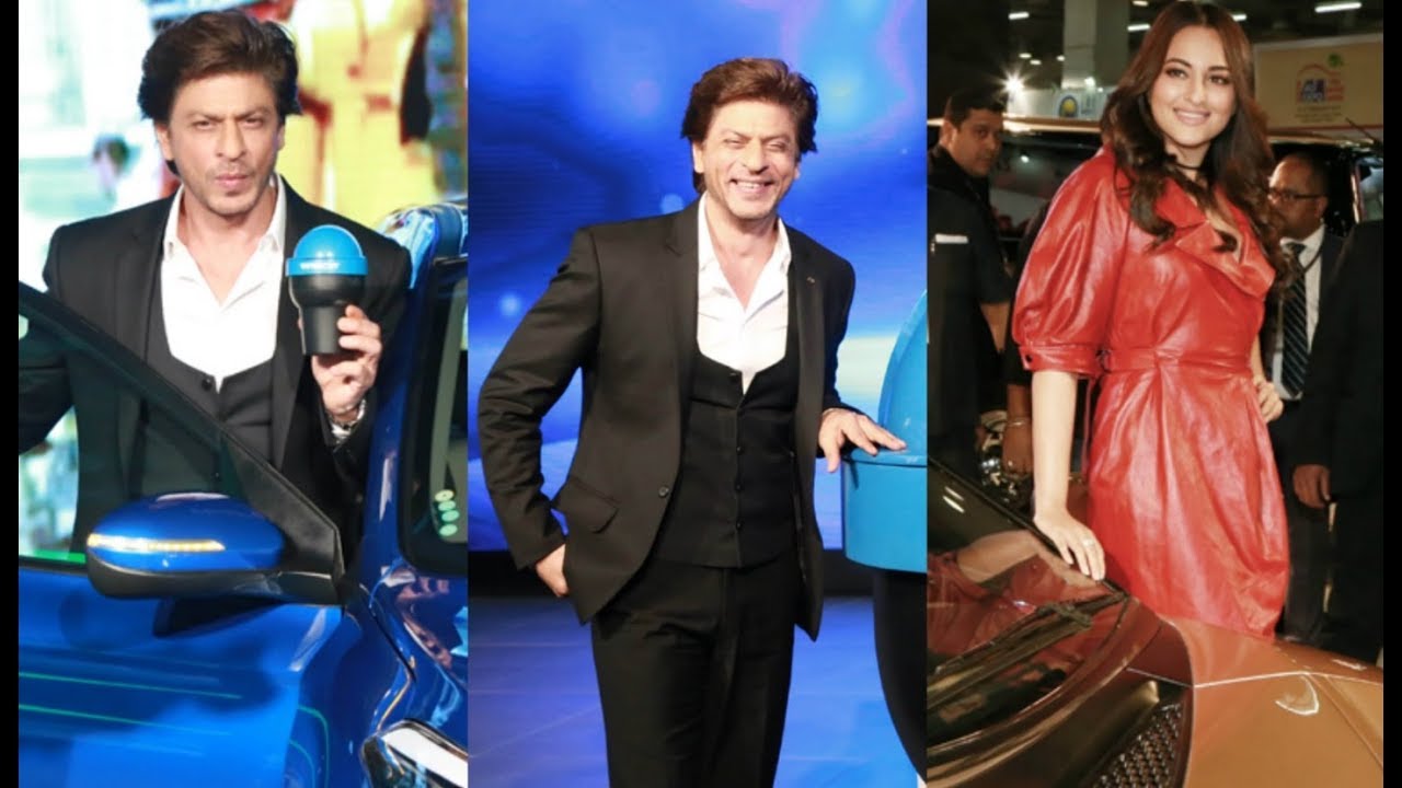 Shahrukh Khan And Sonakshi Sinha At Auto Expo 2018 shahrukh khan house