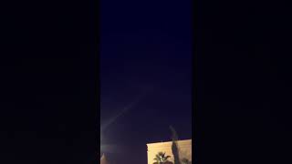 اعتراض صاروخين بالستي فوق سماء الرياض .  اللهم احفظ بلاد الحرمين