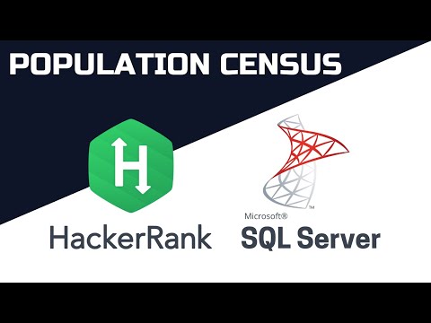 Resolvendo HackerRank SQL - Population Census