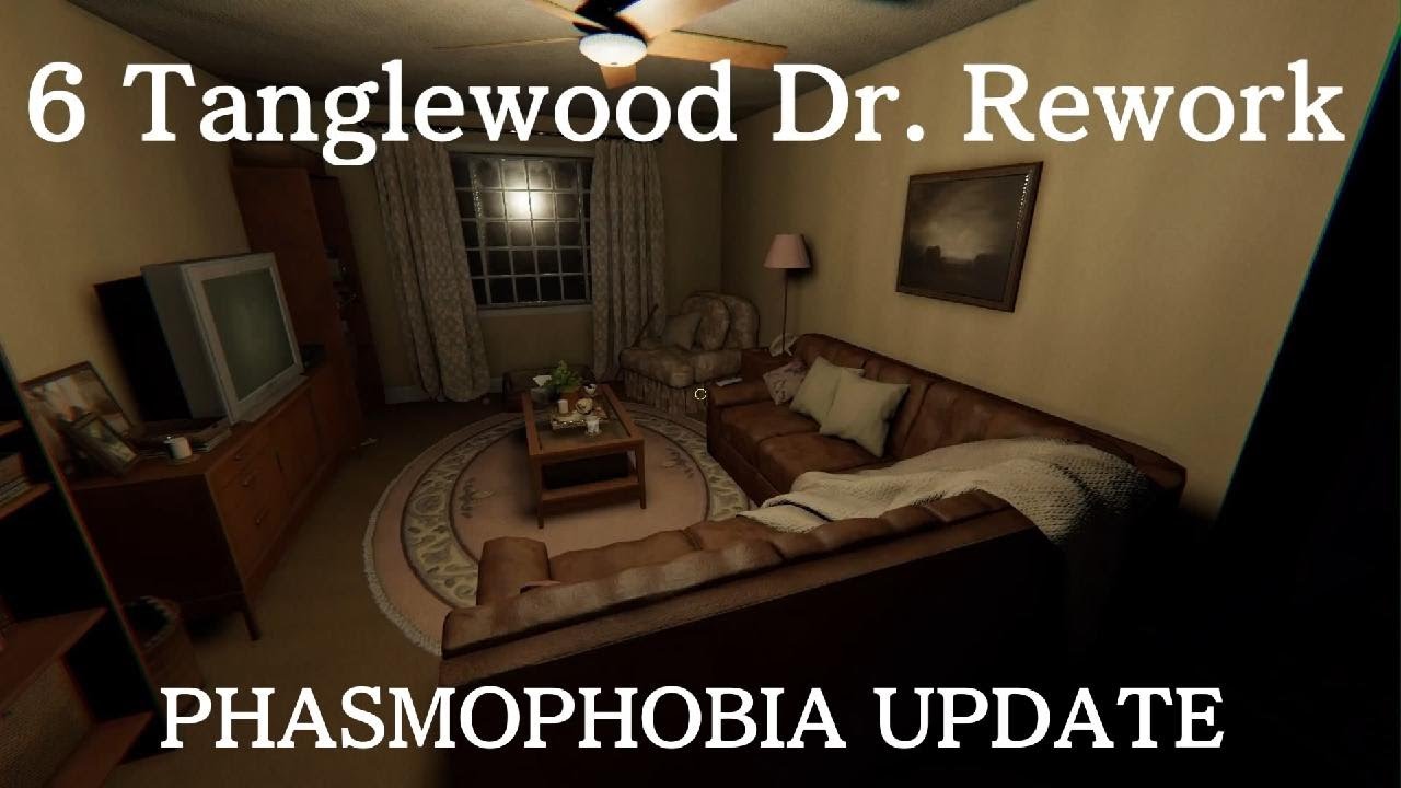 Tanglewood Rework Screenshots PHASMOPHOBIA 6 Tanglewood Dr. Rework House Tour - YouTube