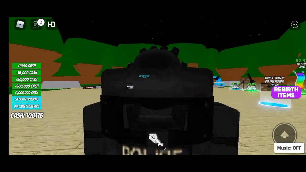 First Video Roblox (Gun Fighting Tycoon) ep1