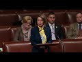 Pelosi speaks on the House floor