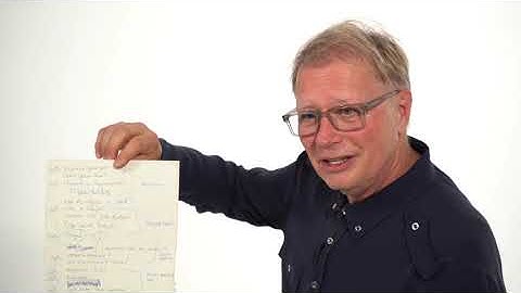 Madonna & Vincent Paterson Handwritten Setlist