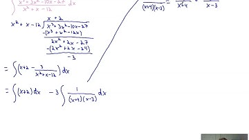 Long Division with Partial Fractions Integration