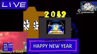 New Year’s Rockin And Eve Time Square Ball Drop 2049 Superstars! London Fireworks Big Ben Eye