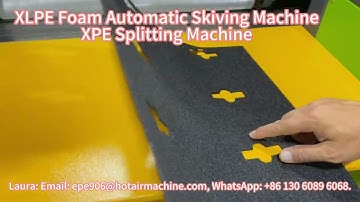 XLPE Foam Automatic Skiving Machine | XPE Splitting Machine