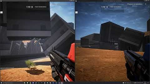 UE4 Networked Destruction (PhysX) demonstration with DENT