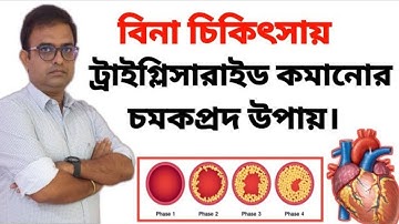 HowTo Reduce HighTriglycerides Level In Blood In Bengali. রক্তে ট্রাইগ্লিসারাইড কমাতে কি খাবেন?