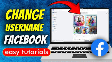 How To Change Username On Facebook 2024 Laptop/Pc/Mac