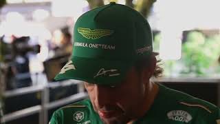Fernando Alonso Pre Race Interview Saudi Arabian GP #fernandoalonso #f1