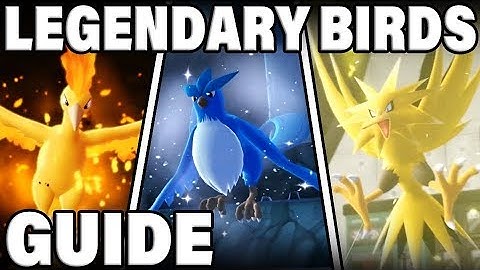 How To Get ALL LEGENDARY BIRDS In Pokemon Let