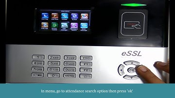 Att search option in eSSL S990