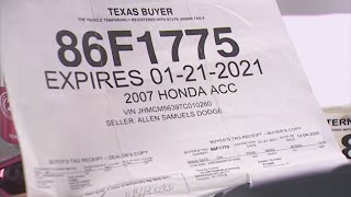 Details Texas bill aimed at eliminating paper license plates to take effect July 1 Guide