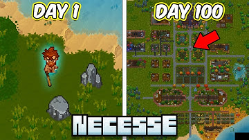 I Spent 100 DAYS In NECESSE And I Was OBSESSED!