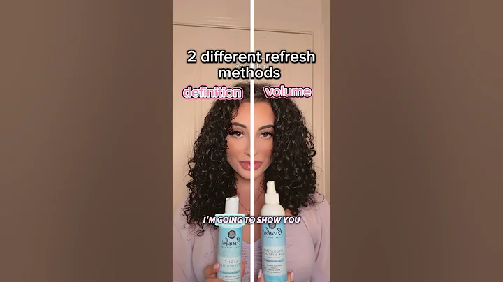 🇦🇺💗 2 different refresh methods for curly hair (see comments for links) ✨ #curlyhair #breahni